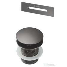 Deante click-clack kád leeresztő, túlfolyóval, titanium KYY_D10B csaptelep