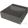 Deante CORREO pultra ültethető gránit mosdó 40x40 cm, lefolyófedéllel, antracit metál CQR_TU4M