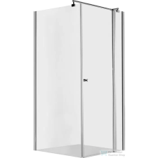 Deante CUBIC egy nyílóajtós zuhanykabin 80x80 cm-es, króm KTI_044P kád, zuhanykabin