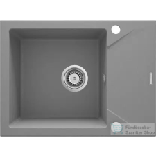 Deante EVORA gránit mosogató, 1 medencés, csepegtetővel, 590x440 mm, metálszürke ZQJ_S11A mosogatótálca