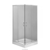 Deante Funkia 90x90x185 cm szögletes zuhanykabin (KYC 041K/441K/641K) (KTC041B zuhanytálcával)