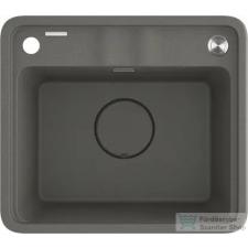 Deante MOMI gránit mosogató, 1 medencés, antracit metál ZKM_T103 mosogatótálca