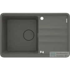 Deante MOMI gránit mosogató, 1 medencés, csepegtetővel, antracit metál ZKM_T113 mosogatótálca
