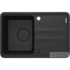 Deante MOMI gránit mosogató, 1 medencés, csepegtetővel, grafit metál ZKM_G11A