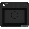 Deante MOMI gránit mosogató, 1 medencés, fekete ZKM_N103