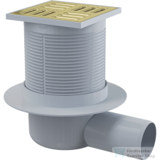 Deante padlóösszefolyó, rácsos, szálcsiszolt arany KOS_R01C építőanyag