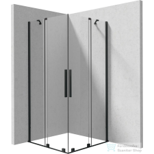 Deante PRIZMA zuhanykabin 100x100 cm-es, fekete KPNNP10P10 kád, zuhanykabin