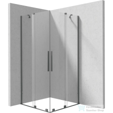Deante PRIZMA zuhanykabin 80x80 cm-es, titanium KPNDP08P08 kád, zuhanykabin