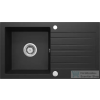 Deante ZORBA gránit mosogató, 1 medencés, csepegtetővel, 760x440 mm, grafit metál ZQZ_G113