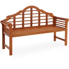 Debau Kerti pad 135x52x100 cm eukaliptusz fából kerti ülőbútor kerti bútor