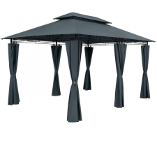 Debau Luxus pavilon kerti sátor 300x400 cm antracit rendezvénysátor kerti bútor