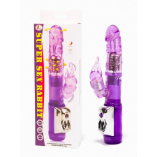 Debra Super Sex Rabbit Vibrator Purple Vibrátor vibrátorok