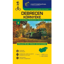  Debrecen környéke turistatérkép térkép