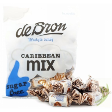 DEBRON Glutén- és cukormentes karibi-mix karamella válogatás DeBron 90 g diabetikus termék