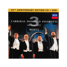 Decca Luciano Pavarotti, Plácido Domingo, José Carreras - Carreras, Domingo, Pavarotti In Concert (25th Anniversary Edition) (CD + Dvd) klasszikus