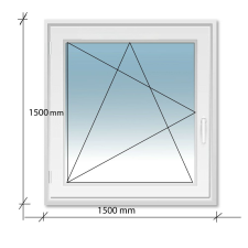 Decco 150x150 Bukó - Nyíló műanyag ablak Decco 71 profil 2 retegű üvegezés nyílászáró