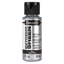 DecoArt Akril festék - metál 59ml, Silver / DecoArt Extreme Sheen® (1 db) akrilfesték