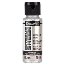 DecoArt Akril festék - metál 59ml, Sterling Silver / DecoArt Extreme Sheen® (1 db) akrilfesték