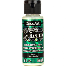 DecoArt Akrilfesték - Irizáló 59 ml, Green / DecoArt Americana® Enchanted (1 db) akrilfesték