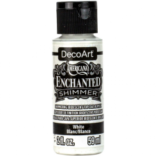 DecoArt Akrilfesték - Irizáló 59 ml, Shimmer White / DecoArt Americana® Enchanted (1 db) akrilfesték