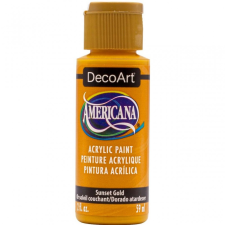 DecoArt Akrilfesték - matt 59 ml, Sunset Gold / DecoArt Americana® Acrylics (1 db) akrilfesték