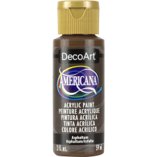 DecoArt Akrilfesték matt 59ml - Asphaltum - DecoArt Americana® Acrylics (1 db) akrilfesték