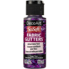DecoArt Csillámos Textilfesték 59 ml Sugar Plum SoSoft Fabric Glitters (1 db)
