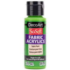 DecoArt Textilfesték 59 ml Bright Avocado SoSoft Fabric Acrylics (1 db) textilfesték