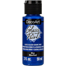 DecoArt Üvegfesték 59 ml Blue Kék DecoArt Glass Paint (1 db) üvegfesték