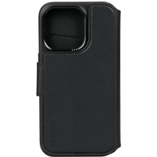 Decoded Leather Detachable Wallet Black iPhone 15 Pro tok és táska