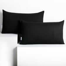 DecoKing Díszpárnahuzat AMBER szín fekete stílus klasszikus anyag dzsörzé 50x60 DecoKing lakástextília