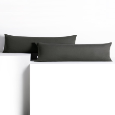 DecoKing Díszpárnahuzat AMBER szín grafitszürke stílus klasszikus anyag dzsörzé 20x145 DecoKing lakástextília