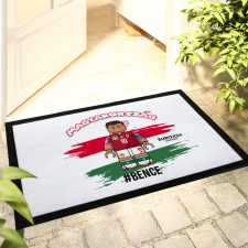 Deconline Customs Prémium SZOBO10 Lábtörlő a saját neveddel / felirattal 60x40 cm lakástextília