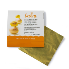 Decora alumíniumlap, arany, 150 db sütés és főzés