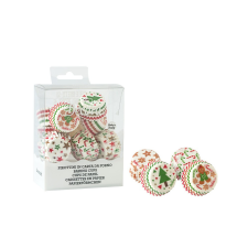 Decora Decora karácsonyi mintás bonbon forma, sütőpapír, 200db sütés és főzés