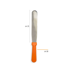 Decora Decora kenőkés, egyenes, rozsdamentes acél, 38cm sütés és főzés