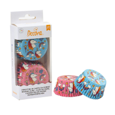 Decora muffin pohár, papír, unikornis, 36 db sütés és főzés