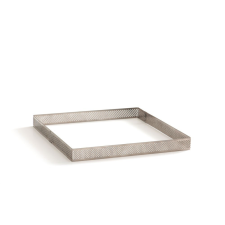 Decora tarte, perforált, négyzet, rozsdamentes acél, 20×20 cm sütés és főzés