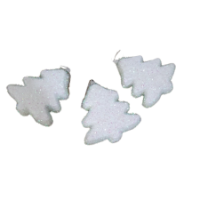 Decoration &amp; Desing Hópelyhes karifa dísz s/3 karácsonyfadísz