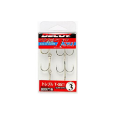  Decoy T-S21 Belly Hook #1 hármas horog 6 db/csg horog
