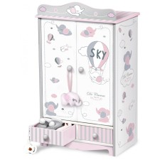 DeCuevas 54035 Fa szekrény babákhoz fiókokkal és kiegészítőkkel SKY 2020 baba