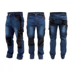 DEDRA BH45SP-L farmernadrág, méret l, denim 280g/m2