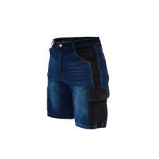 DEDRA BH45ST-XL farmer rövidnadrág, méret xl, denim 280g/m2 munkaruha