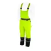 DEDRA BH80SO1-XL bélelt fényvisszaverős kertésznadrág méret xl,sárga