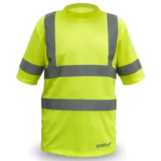 DEDRA BH81T1-XXXL férfi rövid ujjú póló, láthatósági, sárga, mérete xxxl
