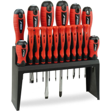 DEDRA Csavarhúzó Készlet 18 db-os Állvánnyal (06A095) szerszám kiegészítő