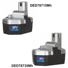 DEDRA DED78715MH akkumulÁtor ni-mh 12v, 1,2 ah pro ded7871 barkácsolás, csiszolás, rögzítés