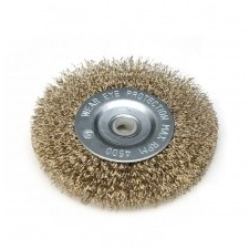 DEDRA F33-150 réz korong drótkefe 150mm, furat átmérő 16mm barkácsolás, csiszolás, rögzítés