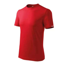  DEDRA Férfi rövid ujjú póló XL, piros, 100% pamut férfi póló