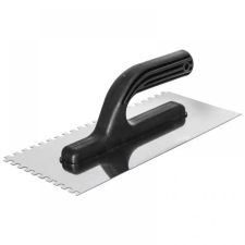 DEDRA Fogas simító, rozsdamentes acél 270x130mm 4*4 kőműves és burkoló szerszám
